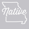 Missouri Native T-Shirt SILVER