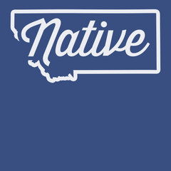 Montana Native T-Shirt BLUE