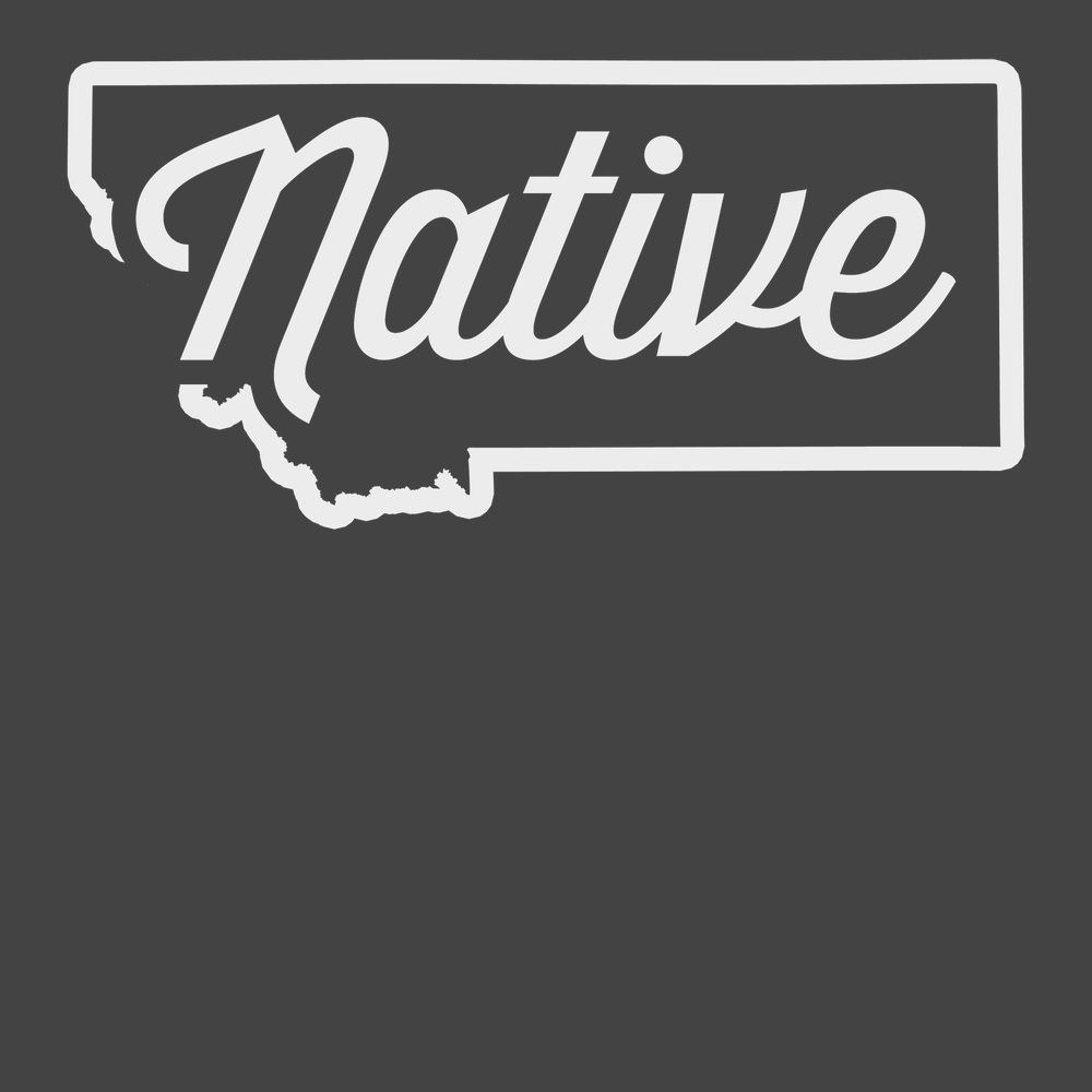 Montana Native T-Shirt CHARCOAL