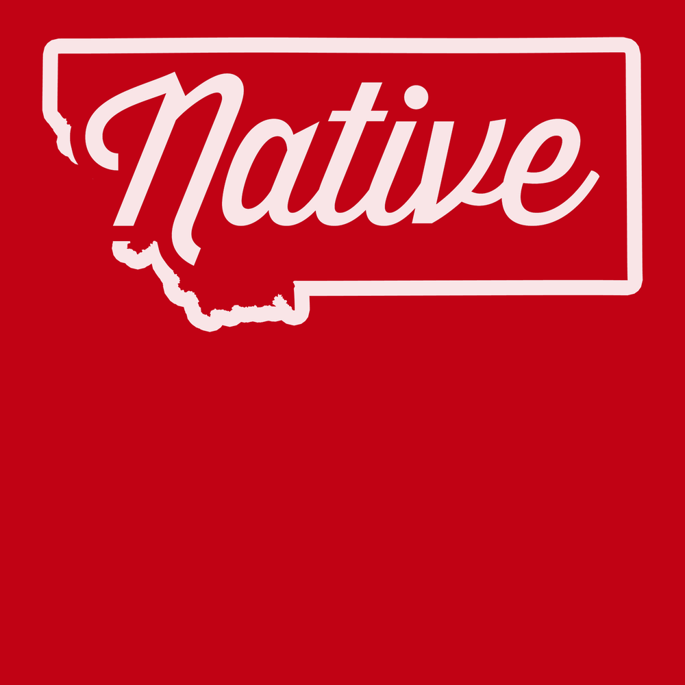 Montana Native T-Shirt RED