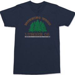 Morning Wood Lumber Co T-Shirt NAVY