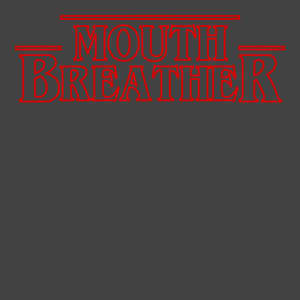 Mouth Breather T-Shirt CHARCOAL