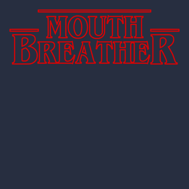 Mouth Breather T-Shirt NAVY