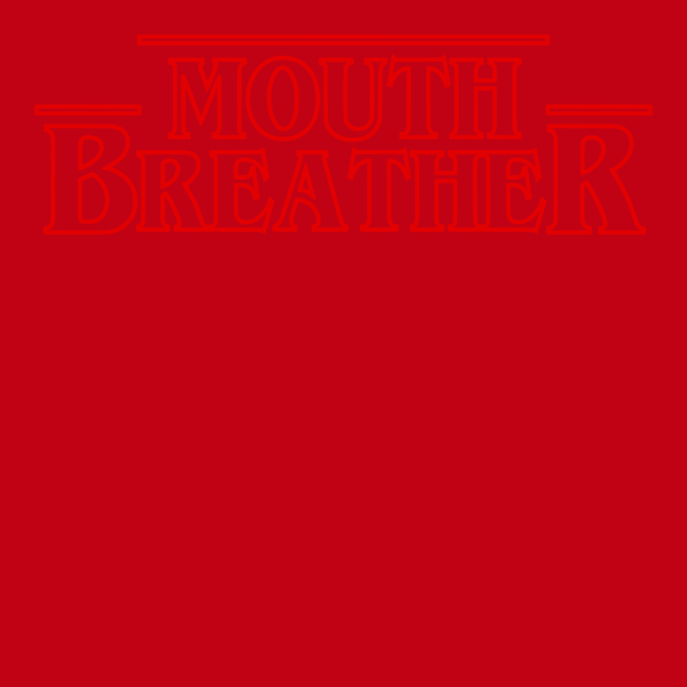 Mouth Breather T-Shirt RED