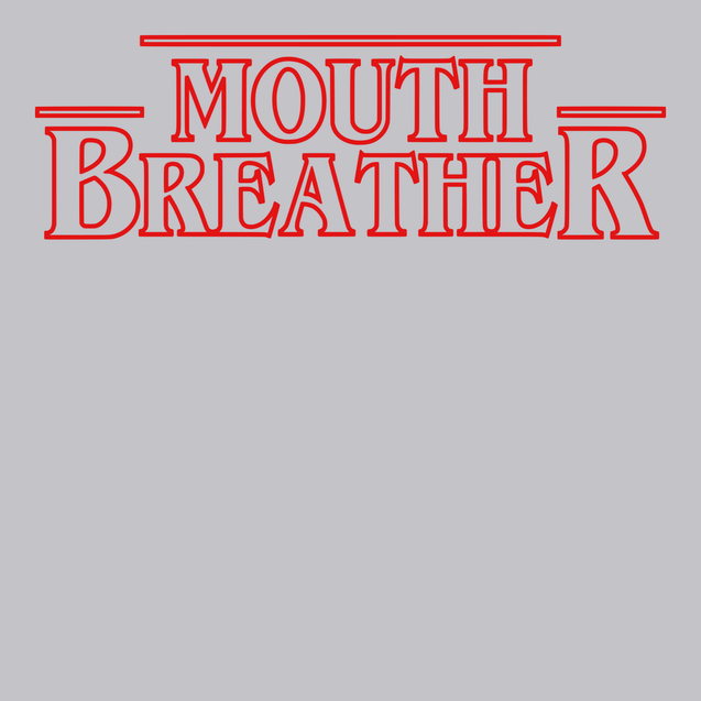 Mouth Breather T-Shirt SILVER