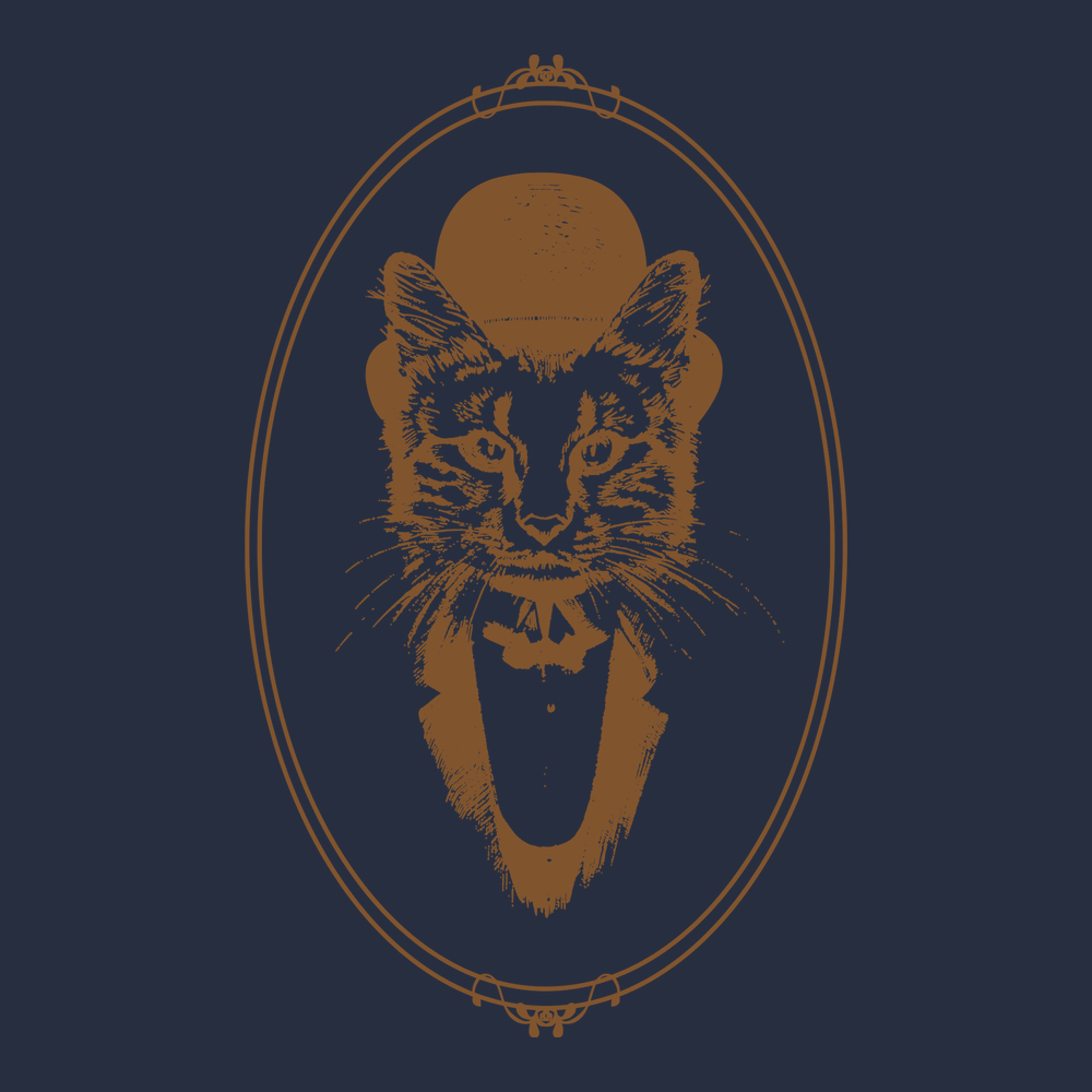 Mr Fancy Cat T-Shirt NAVY
