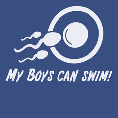 My Boys Can Swim T-Shirt BLUE