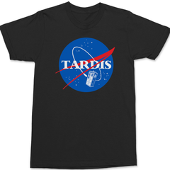 Nasa Tardis T-Shirt BLACK