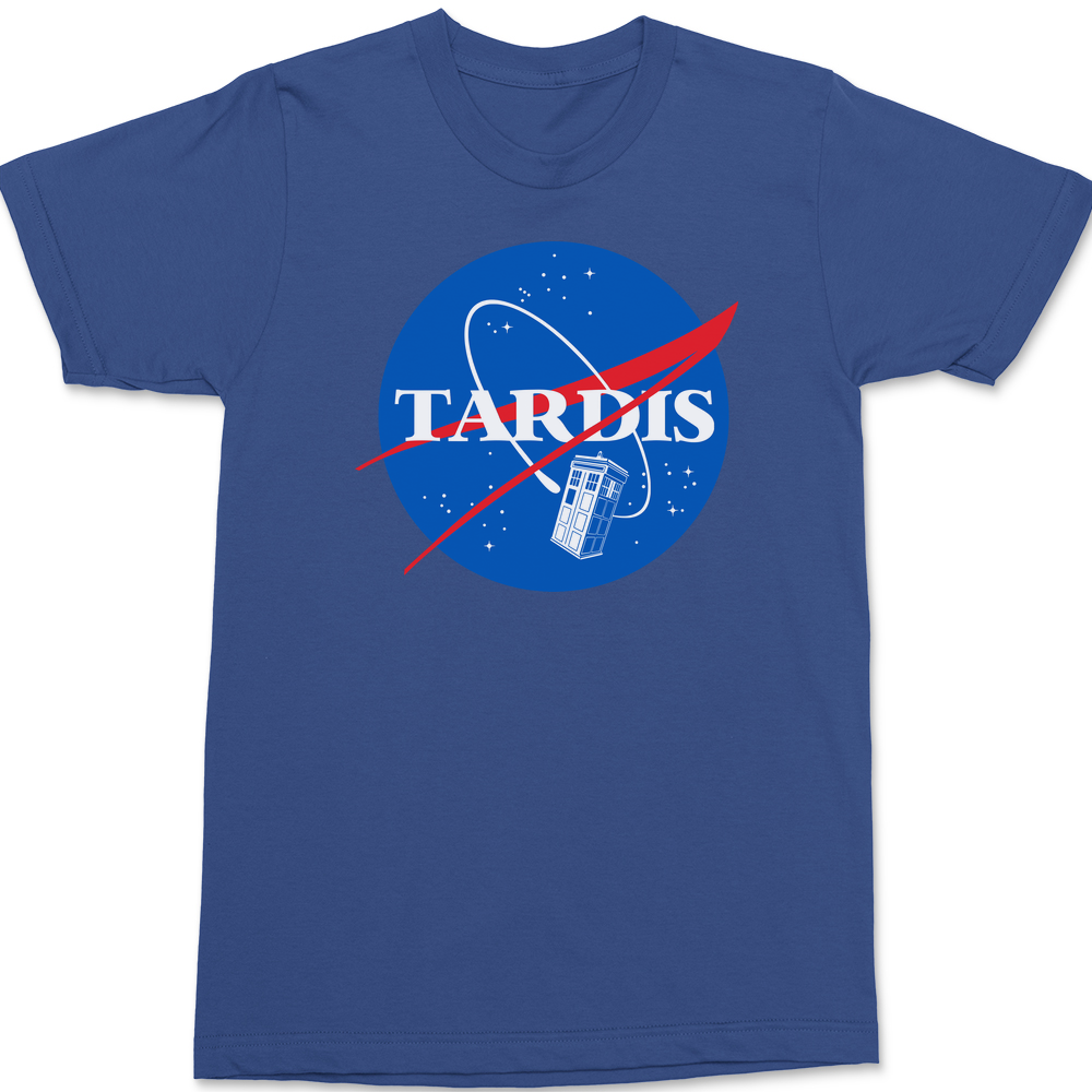 Nasa Tardis T-Shirt BLUE