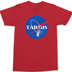 Nasa Tardis T-Shirt RED