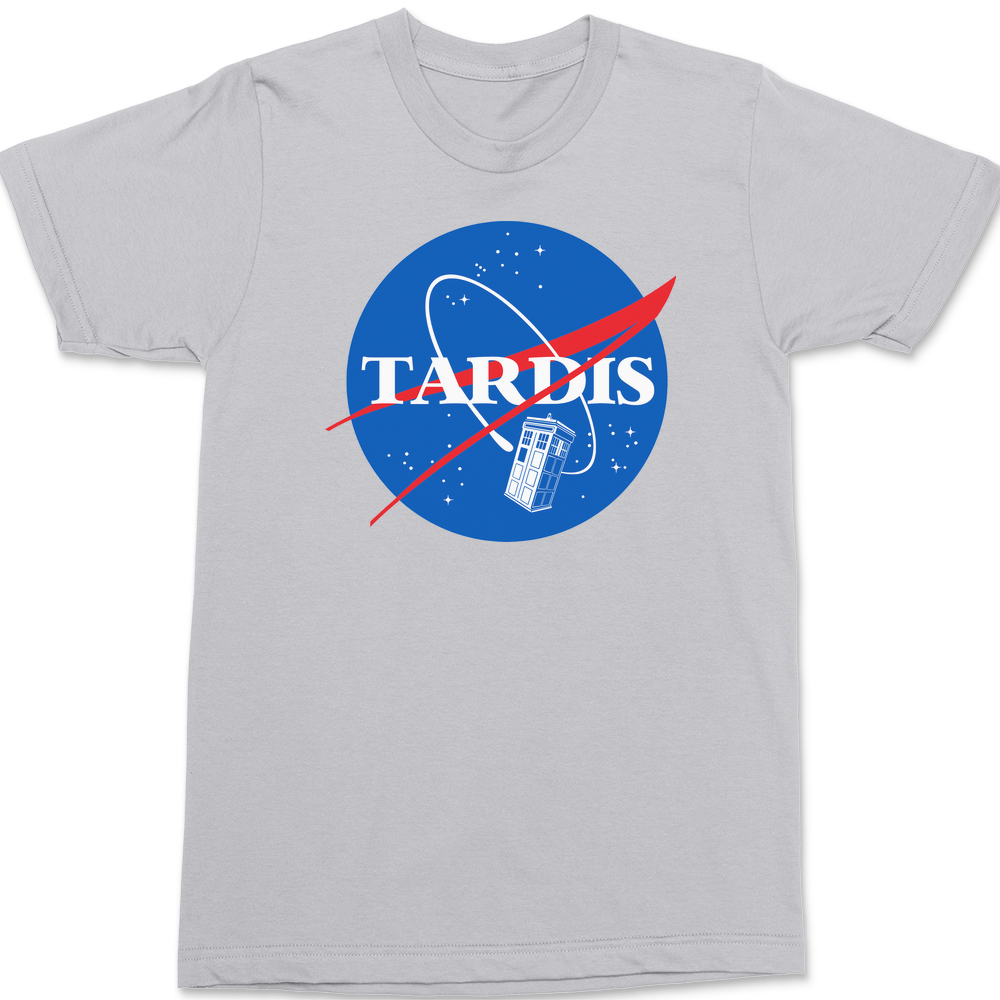 Nasa Tardis T-Shirt SILVER