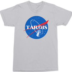 Nasa Tardis T-Shirt SILVER