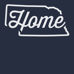 Nebraska Home T-Shirt NAVY