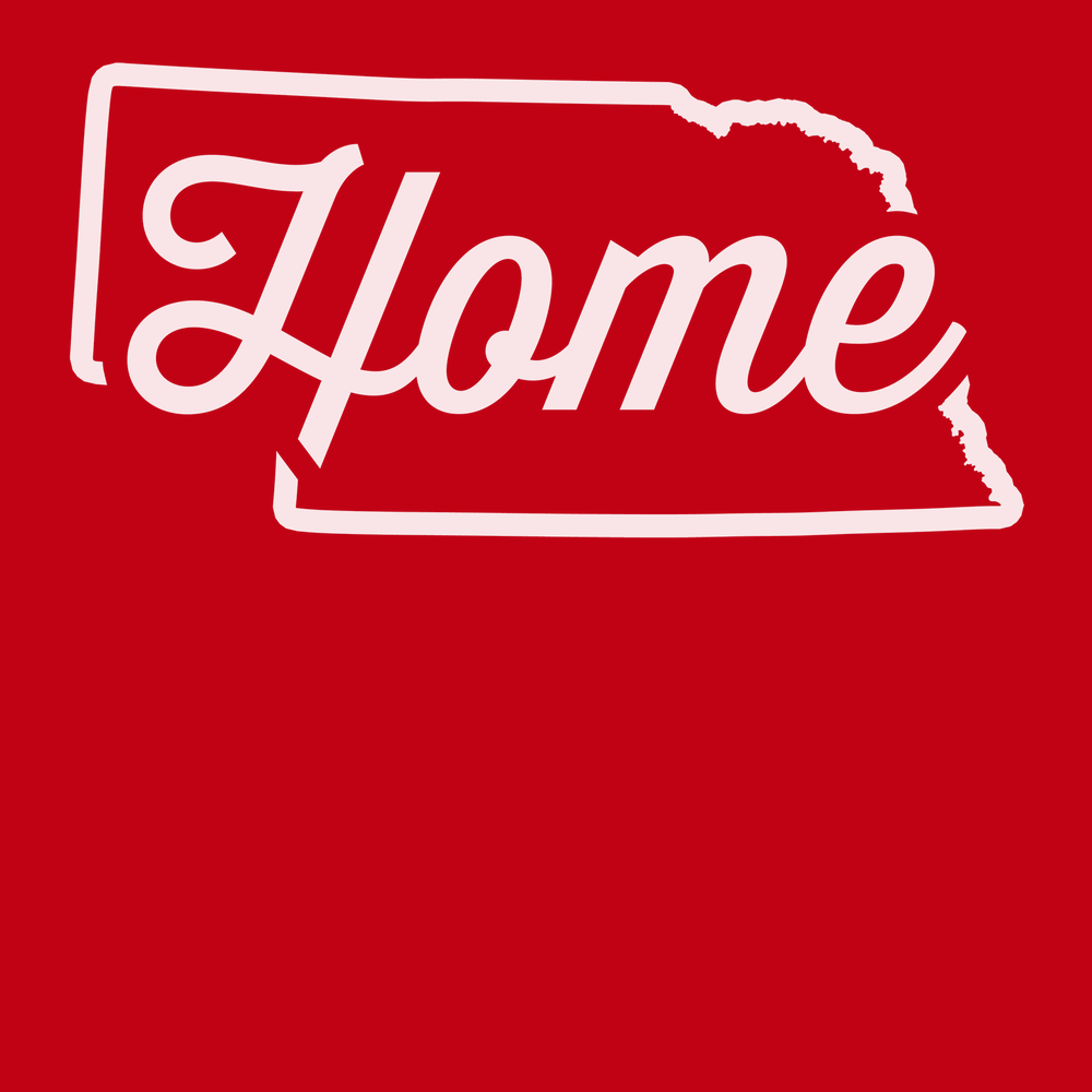 Nebraska Home T-Shirt RED