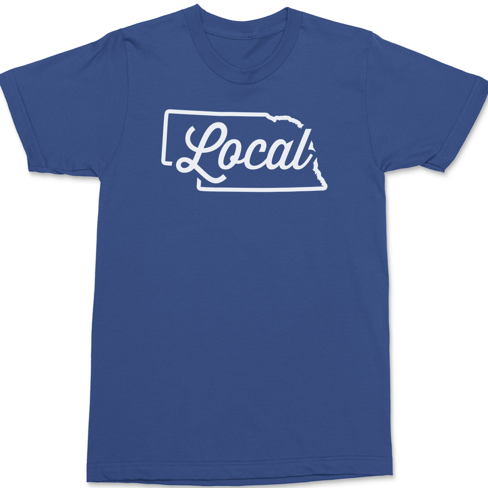 Nebraska Local T-Shirt BLUE