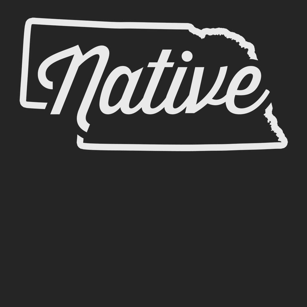 Nebraska Native T-Shirt BLACK