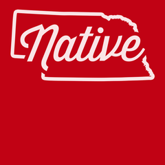 Nebraska Native T-Shirt RED