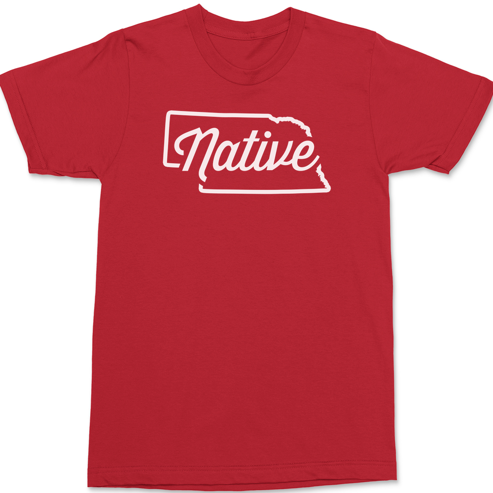 Nebraska Native T-Shirt RED