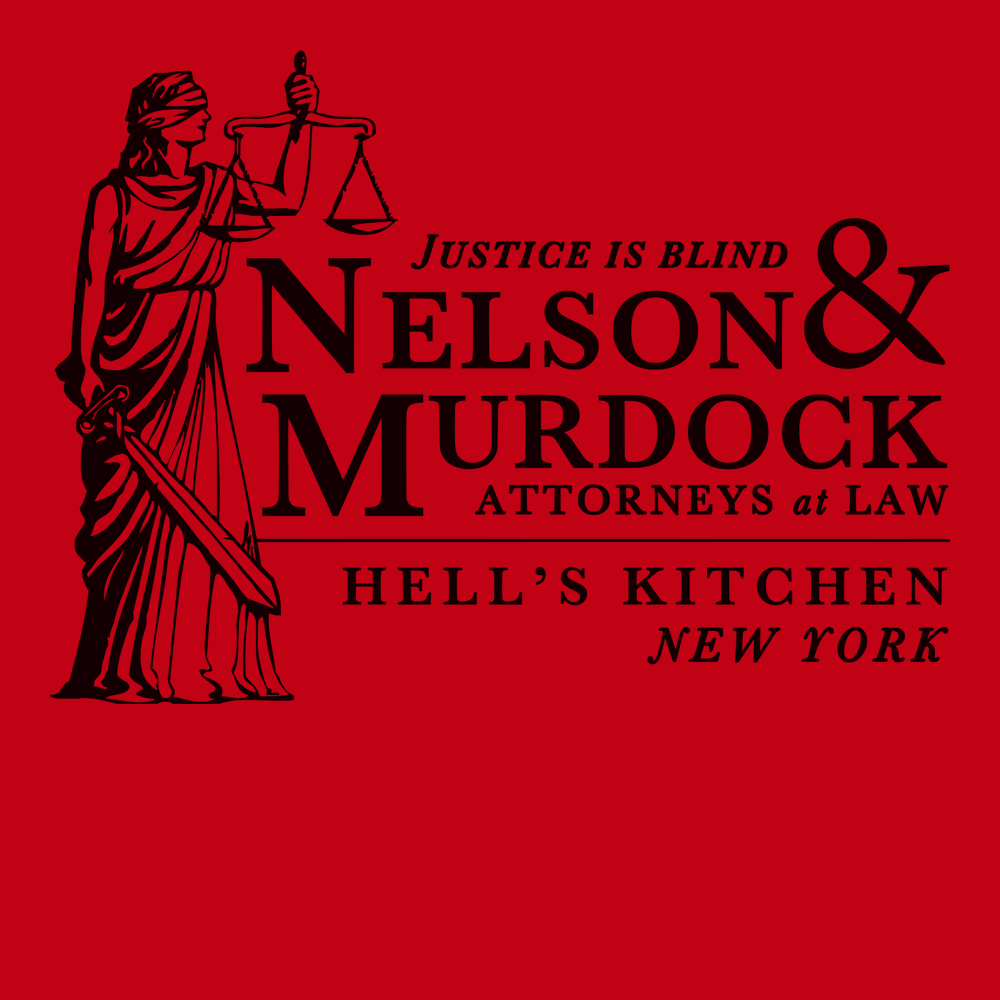 Nelson and Murdock Attorneys at Law T-Shirt RED