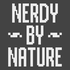 Nerdy By Nature T-Shirt CHARCOAL