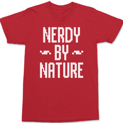 Nerdy By Nature T-Shirt RED