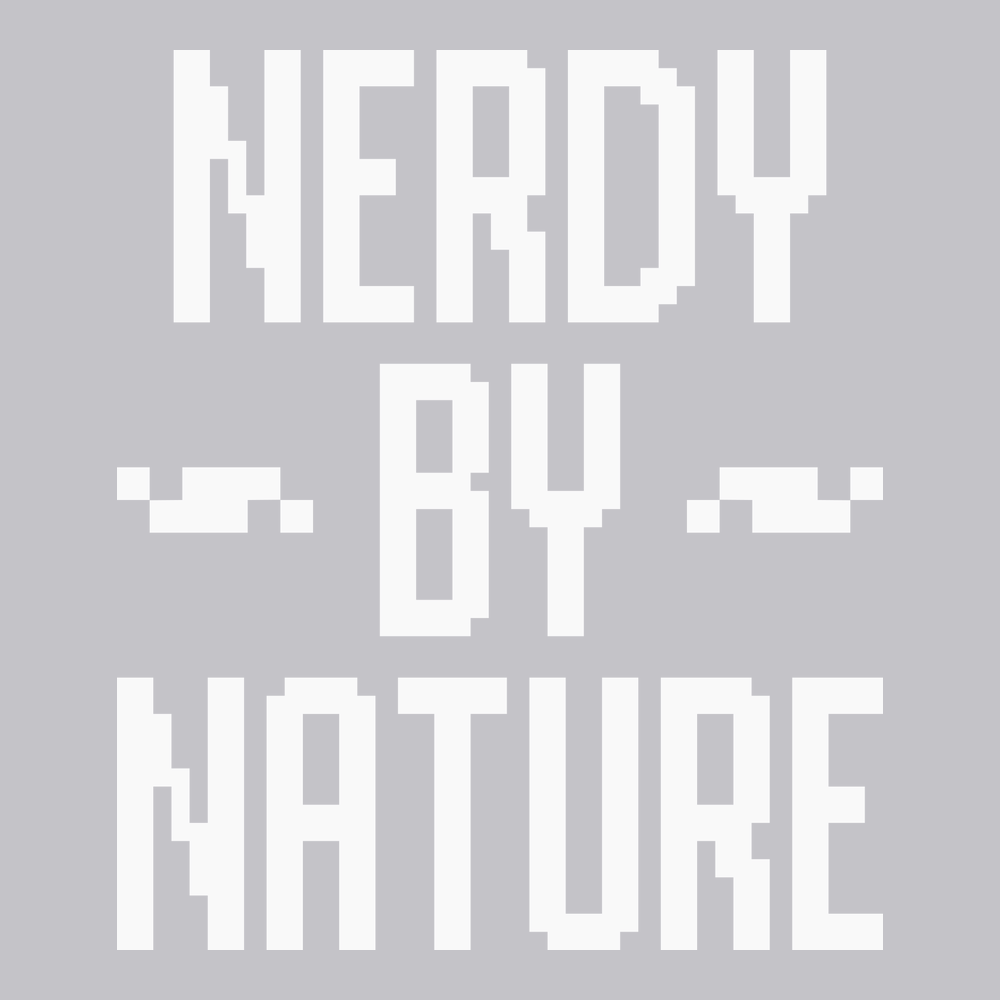 Nerdy By Nature T-Shirt SILVER