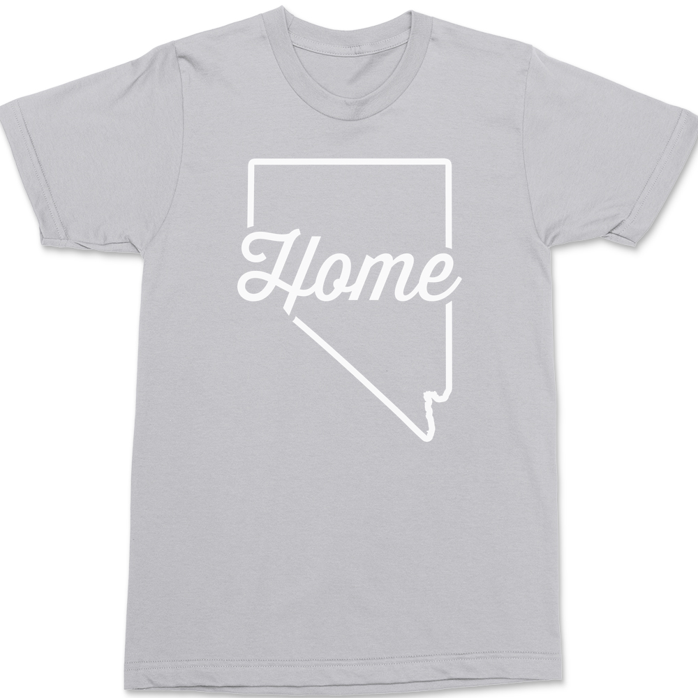 Nevada Home T-Shirt SILVER
