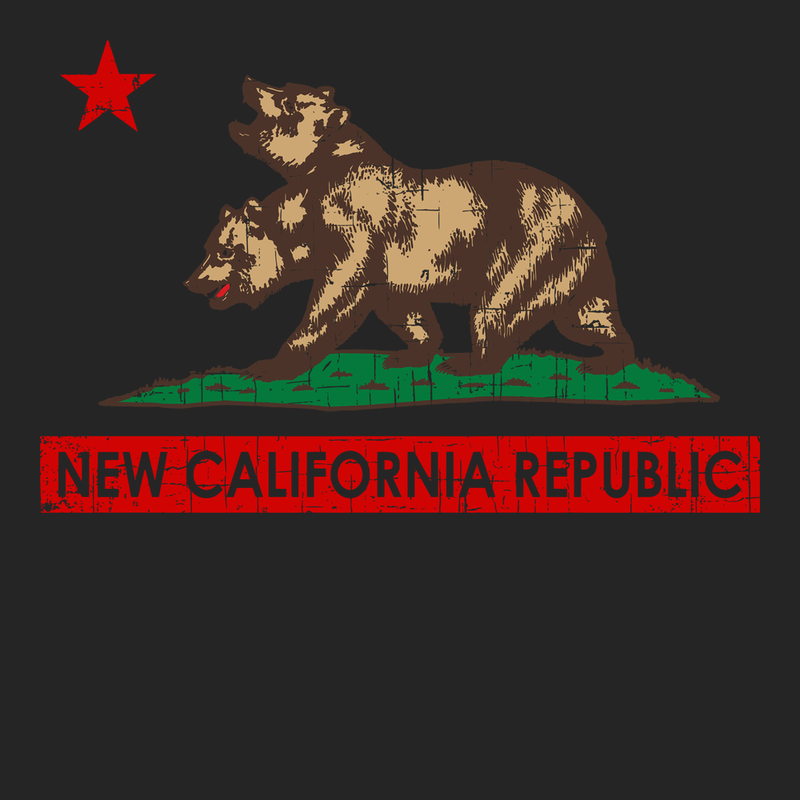 New California Republic T-Shirt BLACK