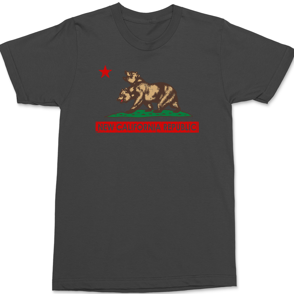 New California Republic T-Shirt CHARCOAL