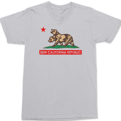 New California Republic T-Shirt SILVER