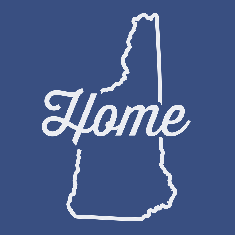 New Hampshire Home T-Shirt BLUE