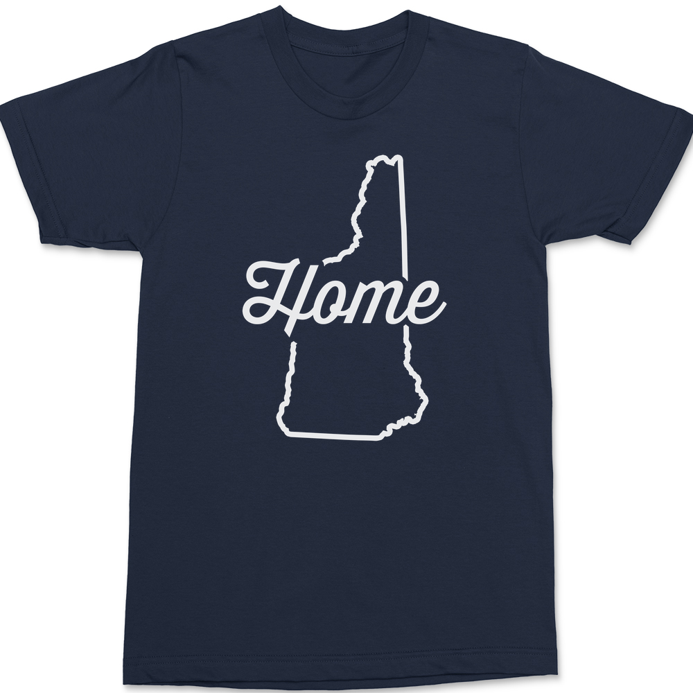 New Hampshire Home T-Shirt NAVY