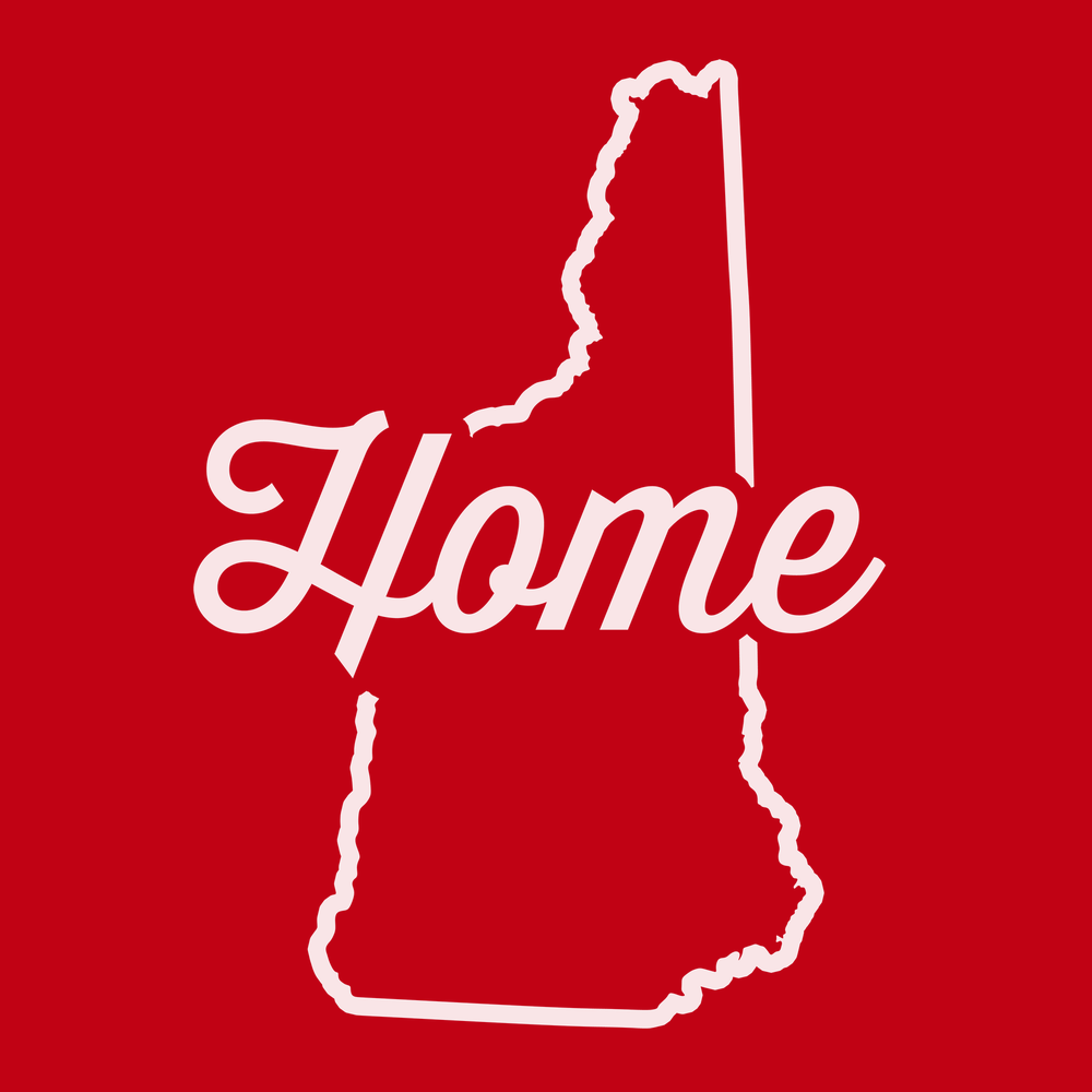 New Hampshire Home T-Shirt RED