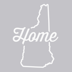 New Hampshire Home T-Shirt SILVER