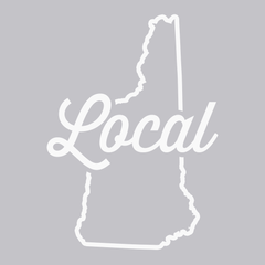 New Hampshire Local T-Shirt SILVER