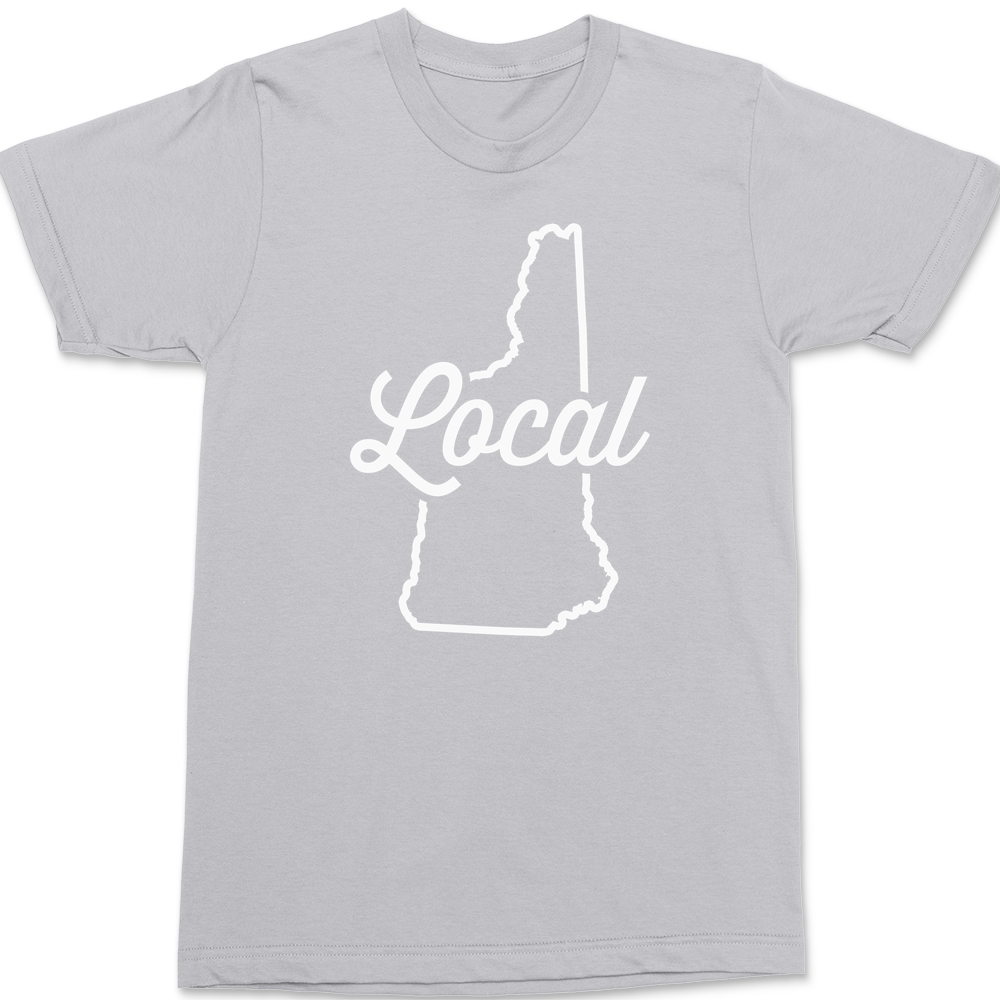 New Hampshire Local T-Shirt SILVER