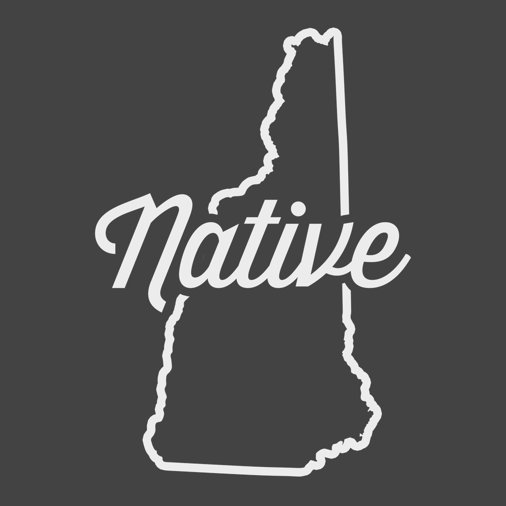New Hampshire Native T-Shirt CHARCOAL