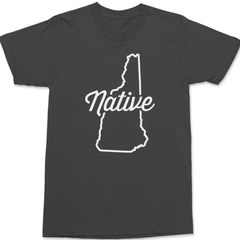 New Hampshire Native T-Shirt CHARCOAL
