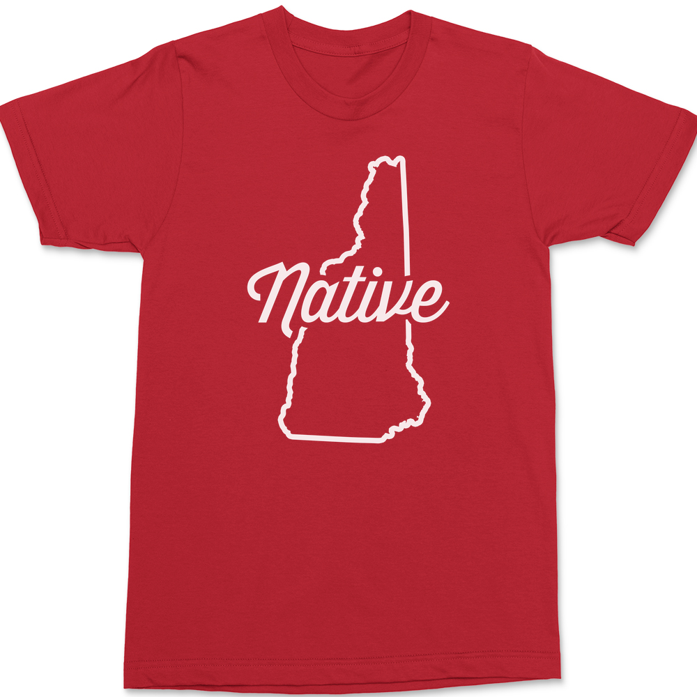 New Hampshire Native T-Shirt RED