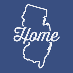 New Jersey Home T-Shirt BLUE