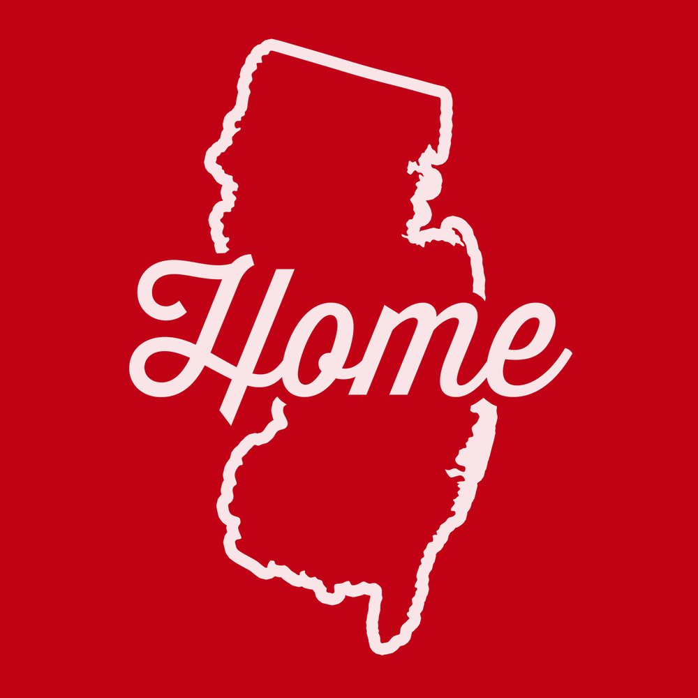 New Jersey Home T-Shirt RED