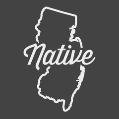 New Jersey Native T-Shirt CHARCOAL