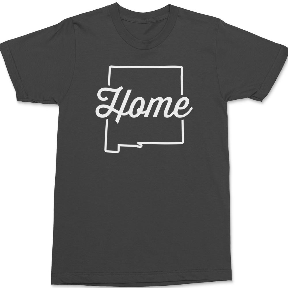 New Mexico Home T-Shirt CHARCOAL