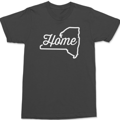 New York Home T-Shirt CHARCOAL