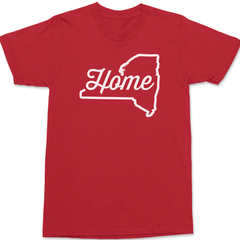 New York Home T-Shirt RED