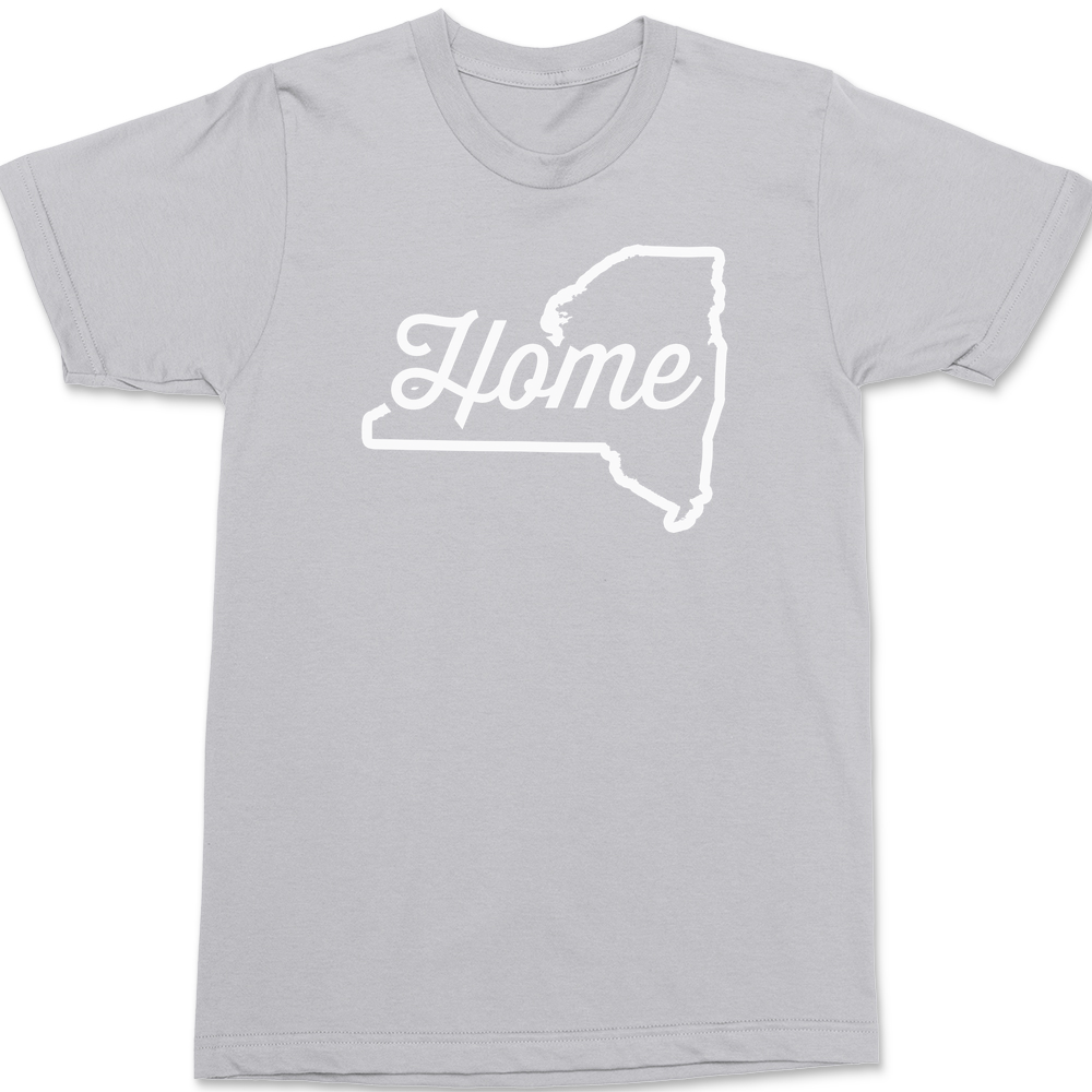 New York Home T-Shirt SILVER