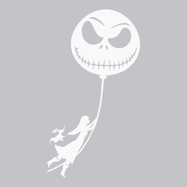 Nightmare Balloon T-Shirt SILVER