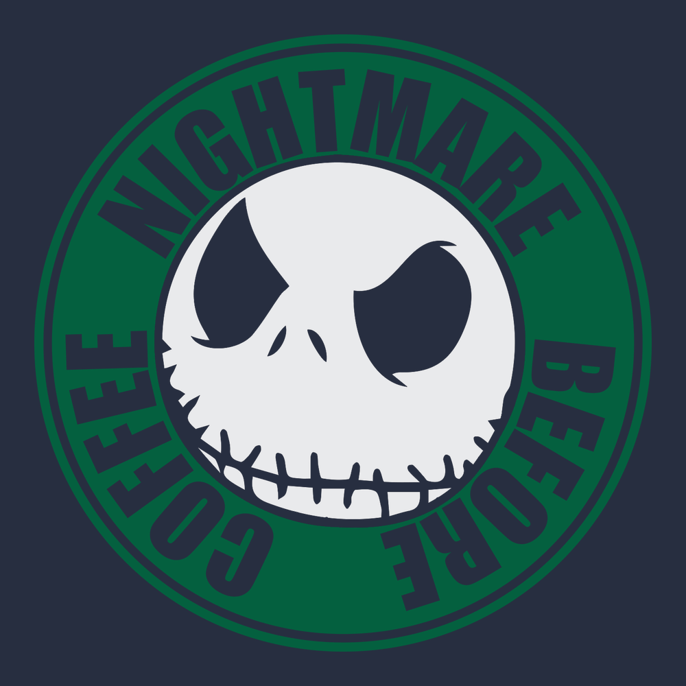 Nightmare Before Coffee T-Shirt NAVY