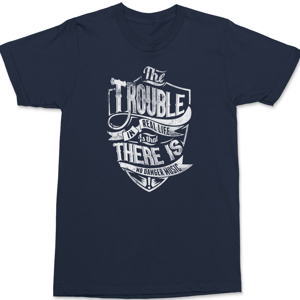 No Danger Music T-Shirt NAVY