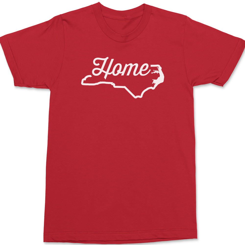 North Carolina Home T-Shirt RED